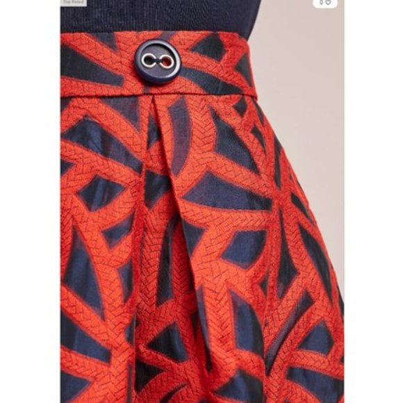 NWT-Eva Franco x Anthropologie Mariner Skirt - 12 - Picture 2 of 5